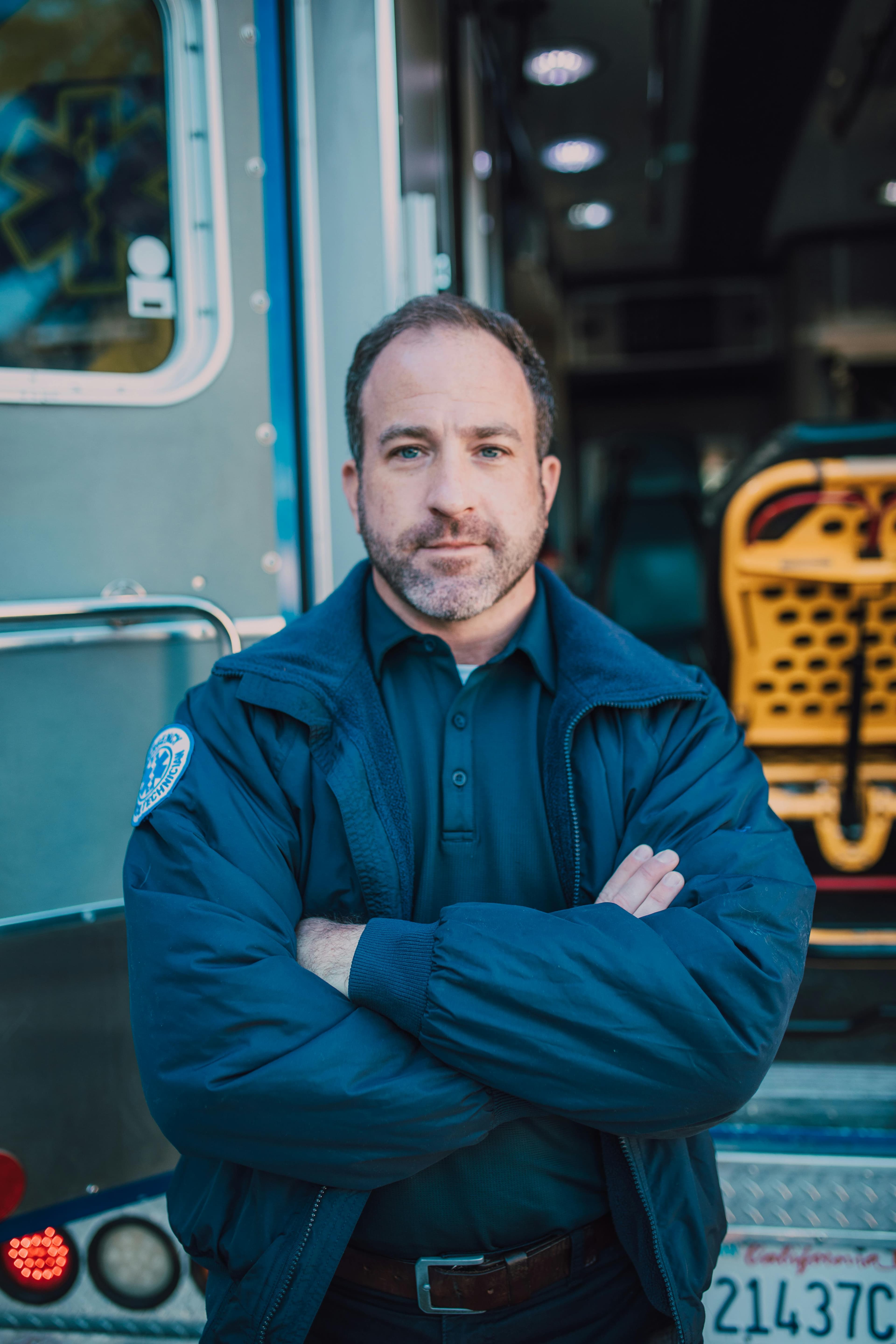 Paramedic at work
